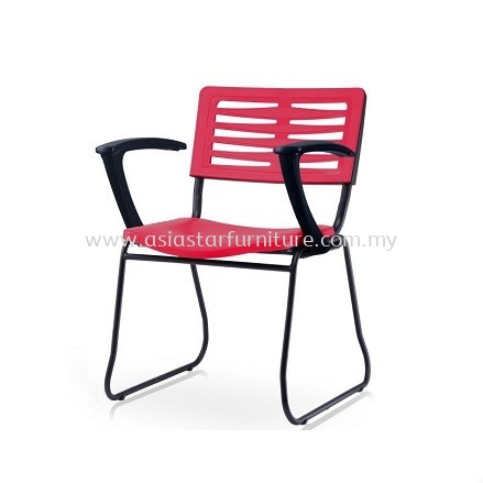 AEXIS-3 POLYPROPYLENE CHAIR C/W ARMREST & SQUARE METAL BASE - folding/training chair - computer chair changkat semantan | folding/training chair - computer chair pusat bandar damansara | folding/training chair - computer chair taman desa keramat