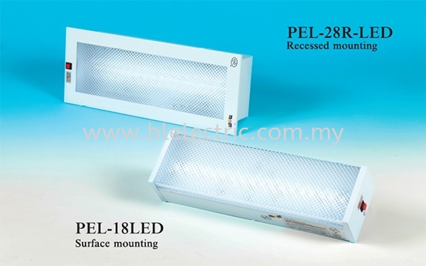 PEL-18 LED & PEL-28R LED Emergency Light  PNE Emergency Light / Keluar Sign Johor Bahru (JB), Malaysia, Johor Jaya Wholesaler, Supplier, Supply, Supplies | B & L Electric Sdn Bhd