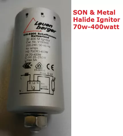 Leven berger SI400 M IGNITOR - FOR SON & METAL HALIDE LAMP