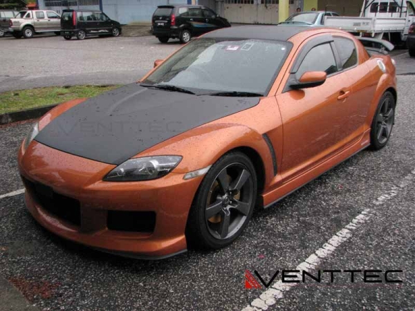 MAZDA RX8 2003 - 2012 = VENTTEC DOOR VISOR  MAZDA VENTTEC Malaysia, Selangor, Kuala Lumpur (KL), Semenyih Manufacturer, Supplier, Supply, Supplies | Venttec Supply (M) Sdn Bhd