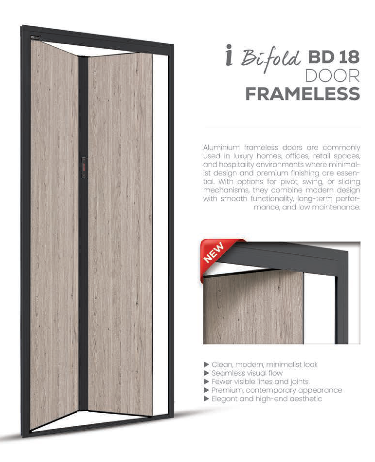 Onitek Frameless / Frame Bifold