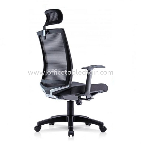 EVIN 1 HIGH BACK ERGONOMIC MESH OFFICE CHAIR WITH FIXED ARMREST