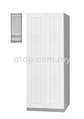 Wardrobe 2 Door WD223-3 (WH)