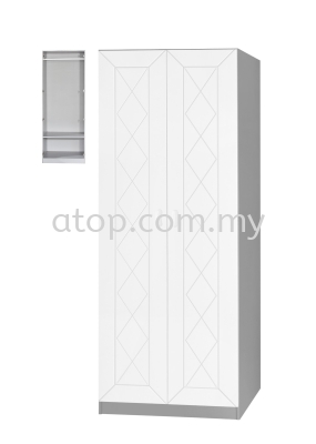 Wardrobe 2 Door WD223-1 (WH)