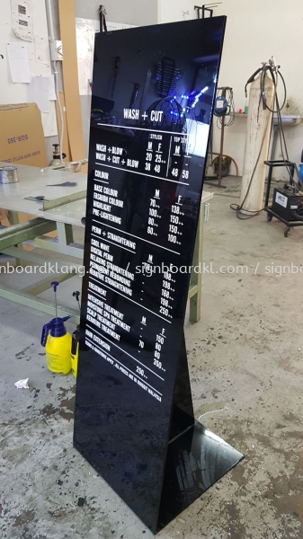 Hair Culture Priclist Acrylic Display stand at sugai wang kl ACRYLIC DISPLAY Kuala Lumpur (KL), Malaysia Supplies, Manufacturer, Design | Great Sign Advertising (M) Sdn Bhd