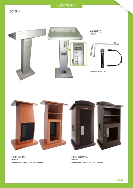 Lectern Lectern Penang, Malaysia, Butterworth Distributor, Supplier, Supply, Supplies | Guan Seng Hing Electronics Sdn Bhd