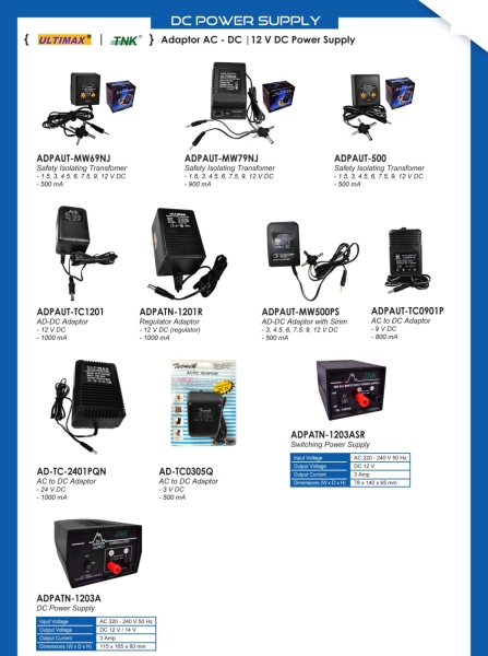 Power Supply & Transformer Power Supply & Transformer Penang, Malaysia, Butterworth Distributor, Supplier, Supply, Supplies | Guan Seng Hing Electronics Sdn Bhd