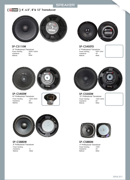 Speakers Speakers Penang, Malaysia, Butterworth Distributor, Supplier, Supply, Supplies | Guan Seng Hing Electronics Sdn Bhd