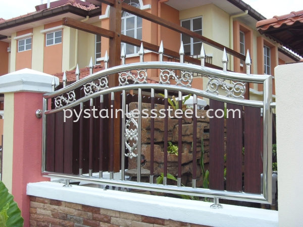 Stainless Steel with Aluminium Wood Fencing Door Stainless Steel with Aluminium Wood Fencing Door Stainless Steel Fencing Door Selangor, Kajang, Kuala Lumpur (KL), Malaysia Contractor, Supplier, Supply | P&Y Stainless Steel Sdn Bhd