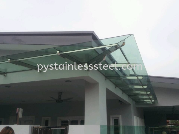 Stainless Steel with Glass Canopy Stainless Steel with Glass Canopy Stainless Steel Canopy Selangor, Kajang, Kuala Lumpur (KL), Malaysia Contractor, Supplier, Supply | P&Y Stainless Steel Sdn Bhd