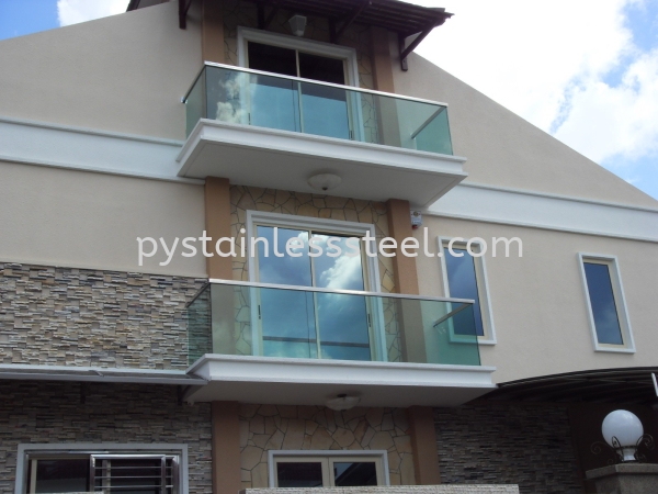 Stainless Steel Balcony Handrail With Glass Stainless Steel Balcony Handrail With Glass Stainless Steel Balcony Handrail  Selangor, Kajang, Kuala Lumpur (KL), Malaysia Contractor, Supplier, Supply | P&Y Stainless Steel Sdn Bhd