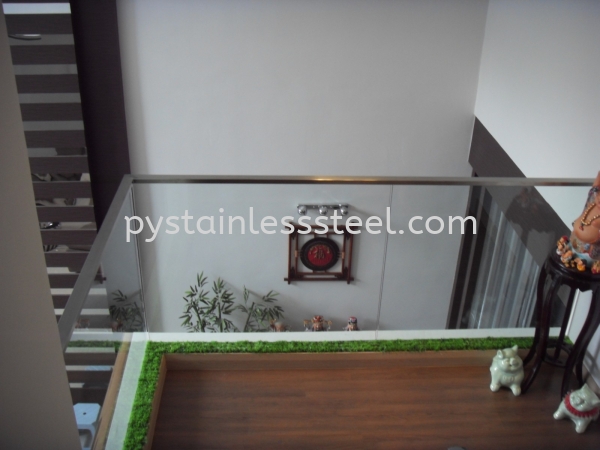 Stainless Steel Balcony Handrail With Glass Stainless Steel Balcony Handrail With Glass Stainless Steel Balcony Handrail  Selangor, Kajang, Kuala Lumpur (KL), Malaysia Contractor, Supplier, Supply | P&Y Stainless Steel Sdn Bhd