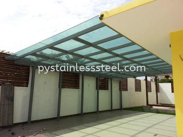 MS Hollow with Glass Canopy MS Hollow with Glass Canopy Stainless Steel Canopy Selangor, Kajang, Kuala Lumpur (KL), Malaysia Contractor, Supplier, Supply | P&Y Stainless Steel Sdn Bhd