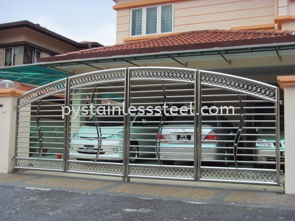 Stainless Steel Folding Gate Stainless Steel Folding Gate Stainless Steel Gate Selangor, Kajang, Kuala Lumpur (KL), Malaysia Contractor, Supplier, Supply | P&Y Stainless Steel Sdn Bhd