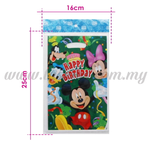 Mickey Family Party Loot Bag 1pack *10pcs (P-PLB-012)