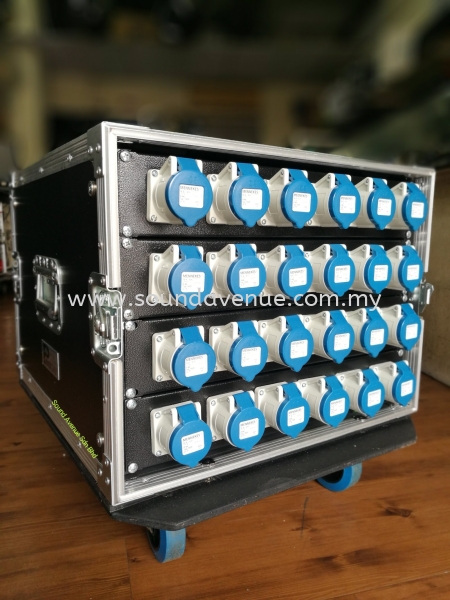 PowerSAV 63A/5P Inlet 16A/3P x 24 nos Output Power Distribution Box Power Distribution Box Rack Mounted Type Kuala Lumpur (KL), Malaysia, Selangor, Pudu Supplier, Supply, Supplies, Manufacturer | Sound Avenue Sdn Bhd