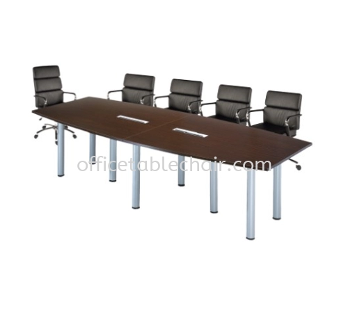 QAMAR BOAT SHAPE CONFERENCE MEETING OFFICE TABLE AQBC 30  (C/W FLIPPER COVER )