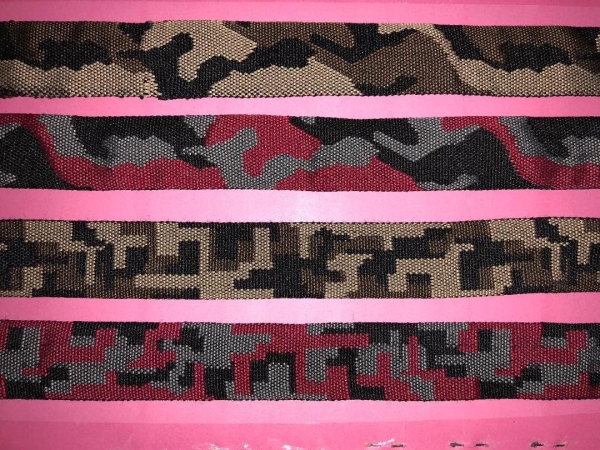 Camouflage Webbing Jacquard Polyester Tape Jacquard Malaysia, Selangor, Kuala Lumpur (KL), Kajang Manufacturer, Supplier, Supply, Supplies | Swiftec Manufacturing Sdn Bhd