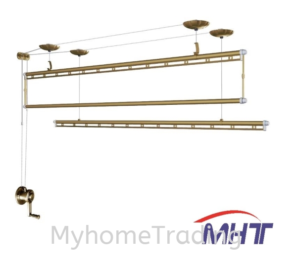 GW8899 Aluminium Lifting Ceiling Hanger Drying Bars LIFTING SERIES Kuala Lumpur (KL), Malaysia, Selangor Supplier, Supply, Supplies, Distributor | Myhome Trading Sdn Bhd