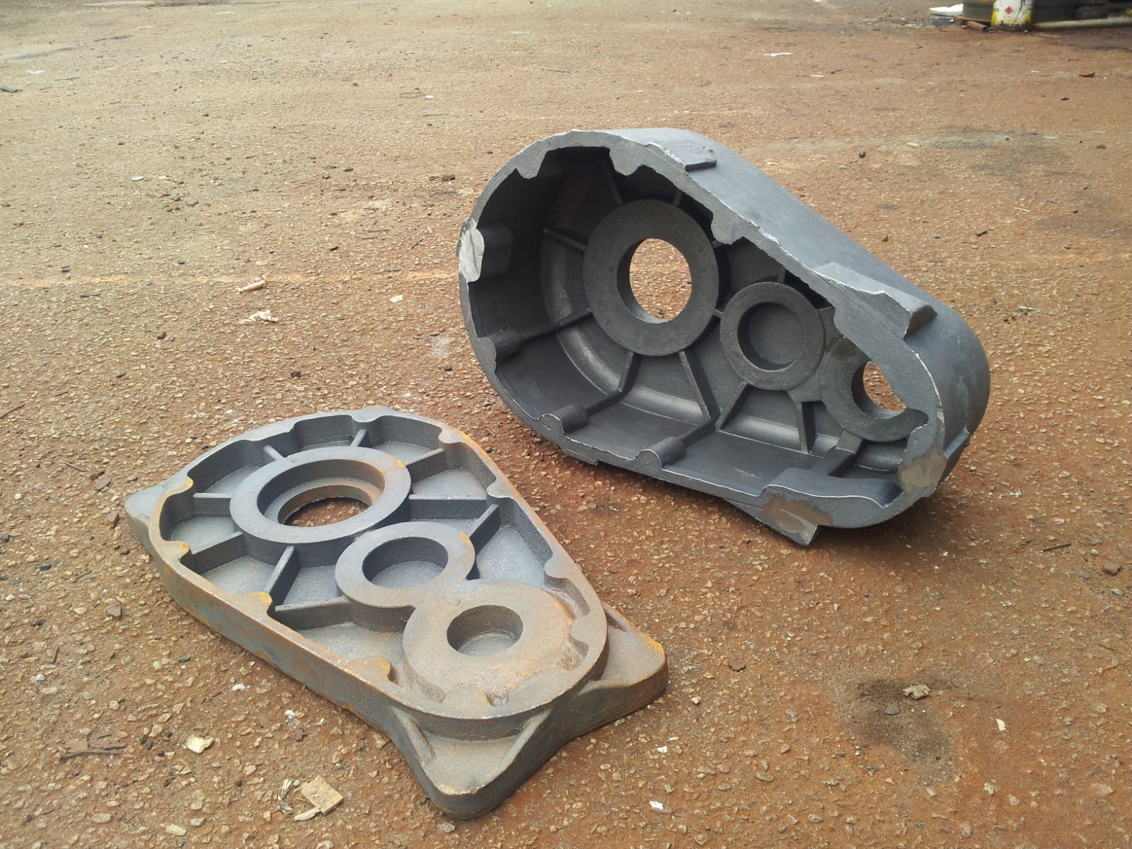 Iron casting sand compressor gear box