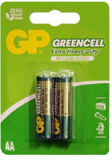 GP GREENCELL, EXTRA HEAVY DUTY, SIZE AA, 1.5VOLTS 1.5 Volts Batteries -  Non-Rechargeable Batteries Products Melaka, Malaysia, Batu Berendam  Supplier, Suppliers, Supply, Supplies | Jit Sen Electronics Sdn Bhd