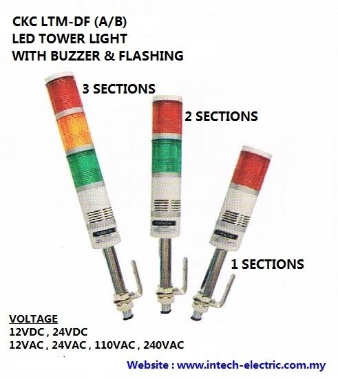 CKC LTM-DF LED TOWER LIGHT WITH BUZZER & FLASHING Tower Light Electric  Panel Accessories Johor