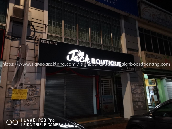 Jack Boutique 3D LED Conceal box up lettering Signage At bukit Tinggi 2 klang 3D LED CONCEAL BOX UP LETTERING SIGNBOARD Selangor, Malaysia, Kuala Lumpur (KL) Supply, Manufacturers, Printing | Great Sign Advertising (M) Sdn Bhd