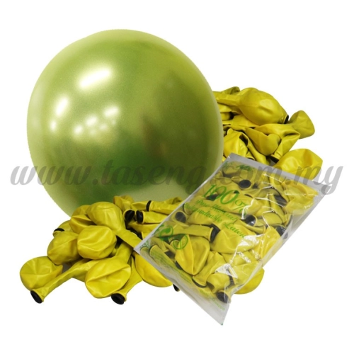 12inch Candy Balloons - Yellow 50pcs  (B-CD12-105)