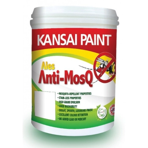 （灭蚊防蚊漆）Kansai Ales Anti-MosQ Cat Halau Nyamuk 5 Liter