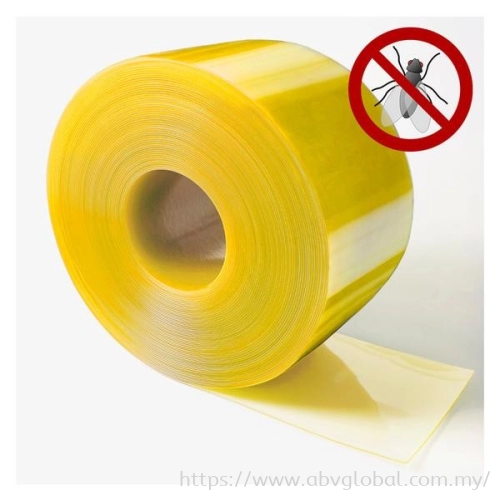 ANTI-INSECT PVC CURTAIN Yellow