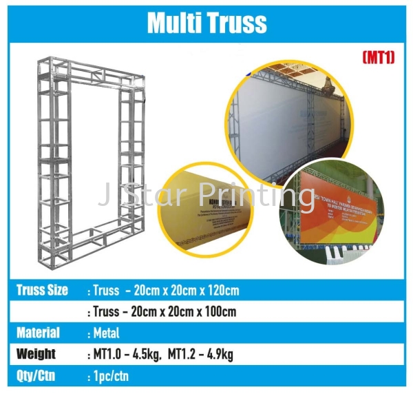 Multi Truss - MT1 Pop Up Backdrop Banner Inkjet Puchong, Selangor, Malaysia, Kuala Lumpur (KL) Supplier, Suppliers, Supply, Supplies | J Star Printing