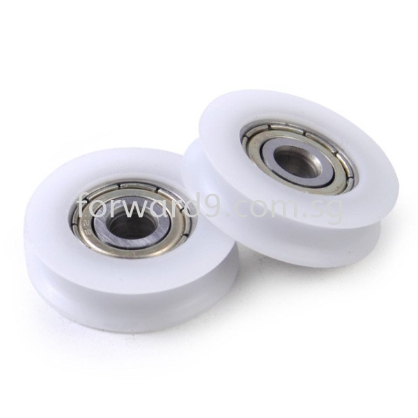 Nylon U Groove Wheel Nylon / Polyethylene (PE) Polymer Coating      (PU/ Rubber etc) Singapore, Malaysia, Johor Bahru (JB) Supplier, Manufacturer, Supply, Supplies | Forward Solution Engineering Pte Ltd