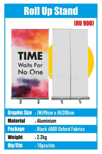 Roll Up Stand - RU 900 Roll Up Stand Model Banner Inkjet Puchong, Selangor, Malaysia, Kuala Lumpur (KL) Supplier, Suppliers, Supply, Supplies | J Star Printing