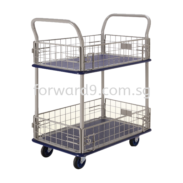 Prestar NB-127 Double Deck Side-Net Trolley Trolley Ladder / Trucks / Trolley Material Handling Equipment Singapore, Malaysia, Johor Bahru (JB) Supplier, Manufacturer, Supply, Supplies | Forward Solution Engineering Pte Ltd