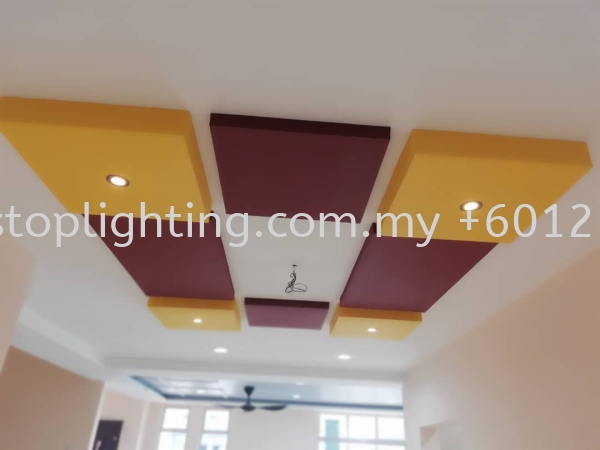  JB Promosi Cornice & Plaster Ceiling Siap Wiring Johor Bahru JB Skudai Renovation | One Stop Lighting & Renovation