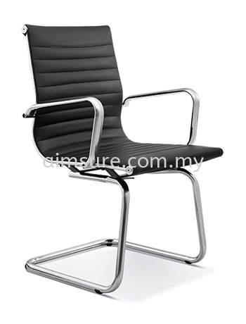 Modern Visitor chair with chrome candilever base 