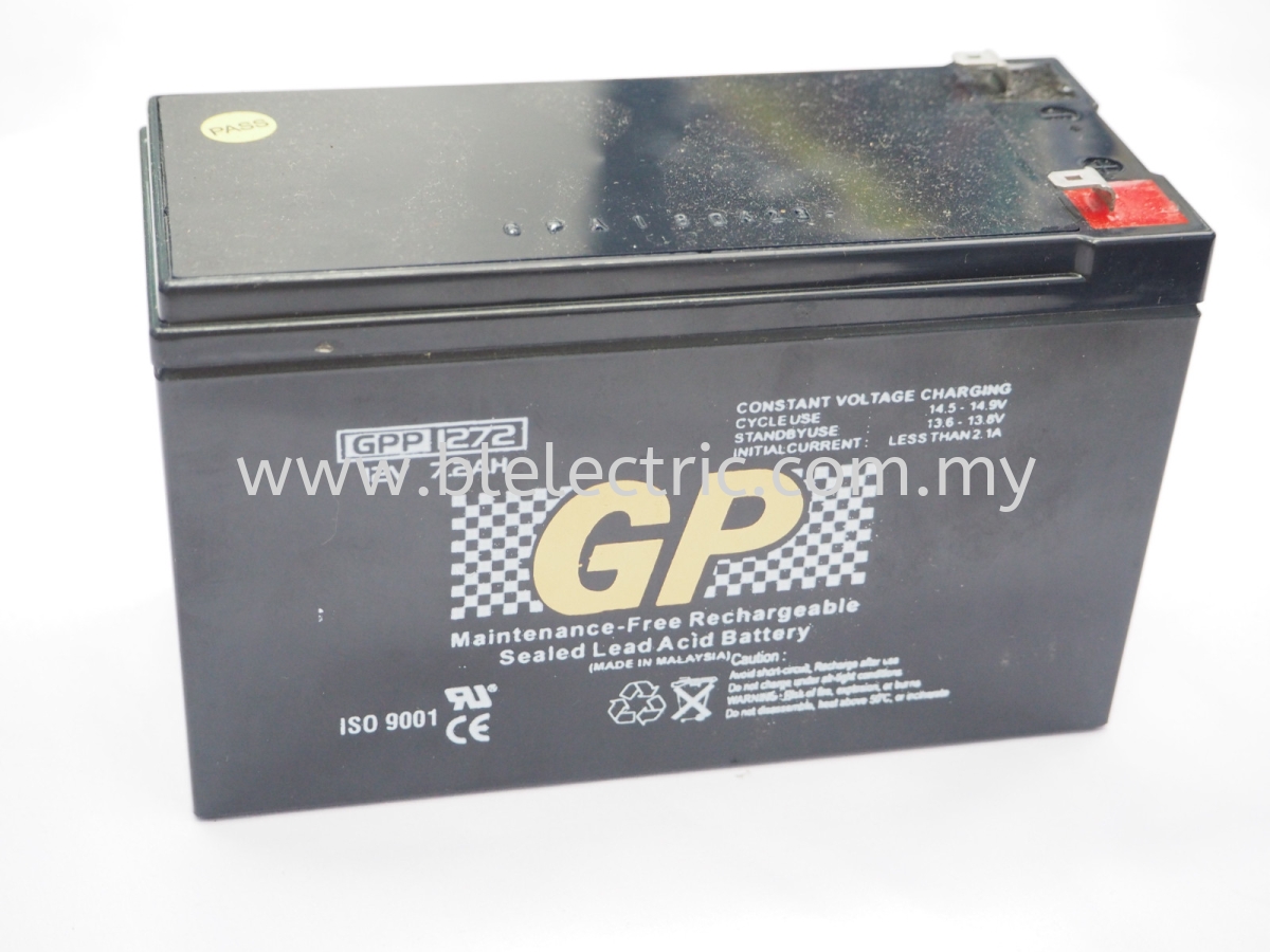 GP 12v 7.2AH Battery Battery Others Johor Bahru (JB), Malaysia, Johor Jaya  Wholesaler, Supplier, Supply,