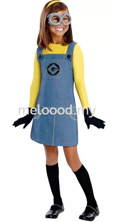 Minion Girl Kid Costume