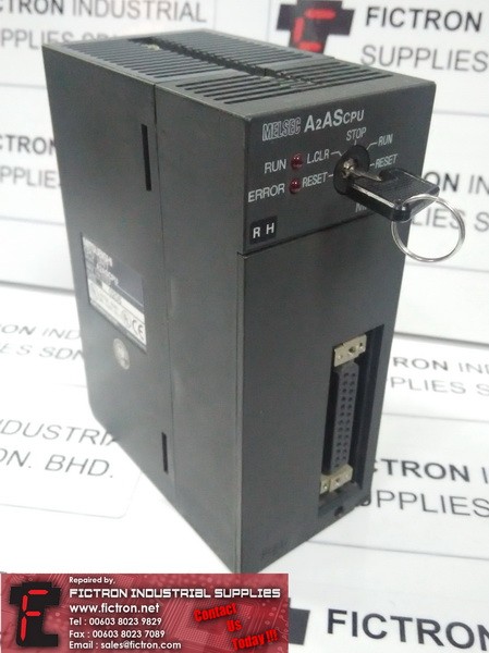 A2ASCPU MITSUBISHI CPU Unit 14k Step PLC CPU Module REPAIR IN MALAYSIA 1-YEAR WARRANTY