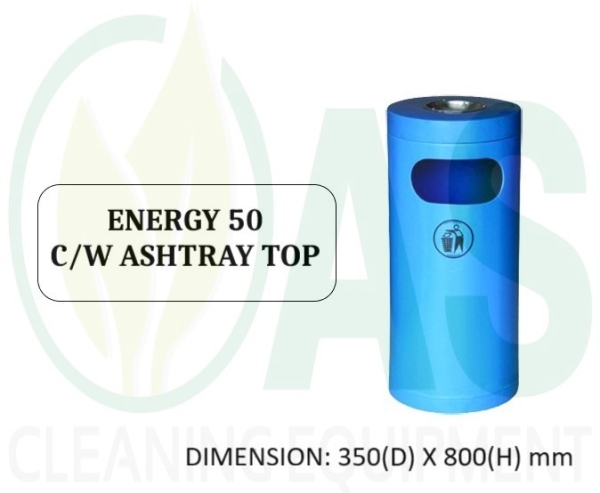 ENERGY 50 C/W ASHTRAY TOP General Bins Bins and Receptacles Johor Bahru (JB), Johor, Malaysia, Johor Jaya Supplier, Supply, Rental, Repair | AS Cleaning Equipment