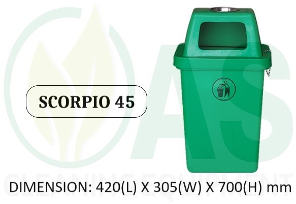 SCORPIO 45 General Bins Bins and Receptacles Johor Bahru (JB), Johor, Malaysia, Johor Jaya Supplier, Supply, Rental, Repair | AS Cleaning Equipment