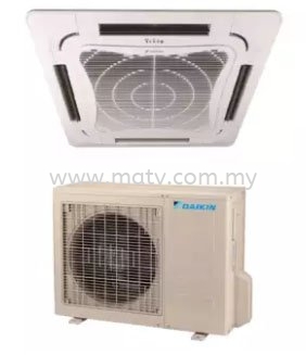 Daikin 2.0hp Eco King Ceiling Cassette Type Air Conditioner FCN20FV1  RN20CV1 R410A  Non Inverter  Air Surround Series Non Inverter Daikin Ceiling Cassette  Airconditioner Johor Bahru, JB, Johor, Pasir Gudang. Johor Bahru JB Astro, Antenna, Aerial TV | MATV Sales & Services Sdn.Bhd.