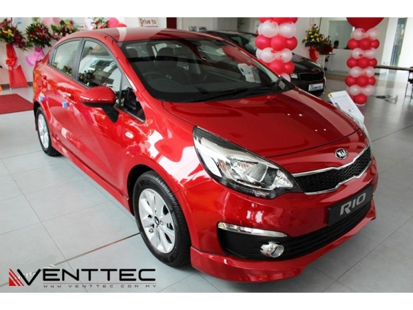 KIA RIO / PRIDE / K2 SEDAN (3 = 75MM) venttec door visor Rio sedan 2015 Kia Balakong, Selangor, Kuala Lumpur, KL, Malaysia. Body Kits, Accessories, Supplier, Supply | ACM Motorsport