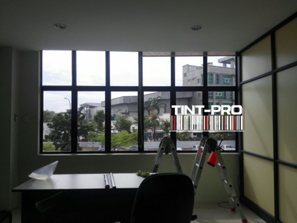 Silver Grey Building Tint  Bukit Jelutong Commercial Film Tinted Bangunan Selangor, Malaysia, Kuala Lumpur (KL), Shah Alam Supplier, Supply, Supplies, Installation | Tint Pro Solar Film