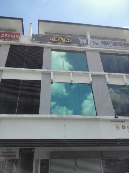  Reflective Tinting  Quinco Realty (Bandar Kinrara) Commercial Film Tinted Bangunan Selangor, Malaysia, Kuala Lumpur (KL), Shah Alam Supplier, Supply, Supplies, Installation | Tint Pro Solar Film