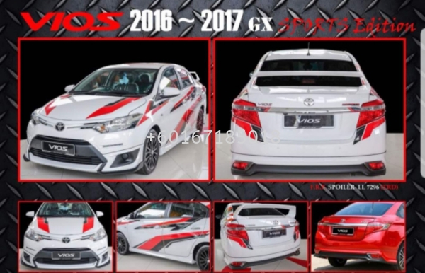 2014 2015 2016 2017 2018 Toyota vios bodykit sportivo new set  2017 VIOS TOYOTA Johor Bahru JB Malaysia Supply, Supplier, Suppliers | Vox Motorsport