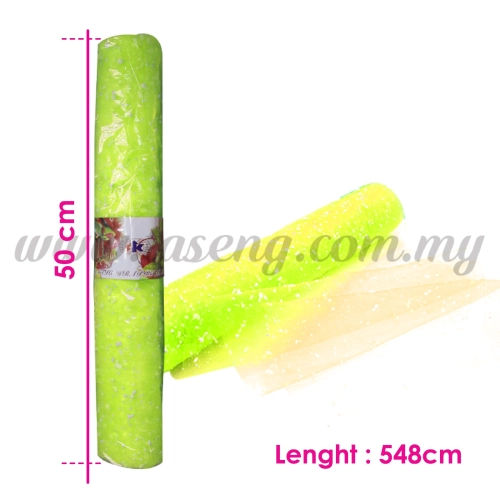 Wrapping Paper Snow Gauze - Lime Green (PD-WP5-LG)