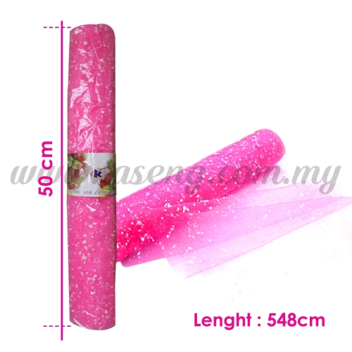 Wrapping Paper Snow Gauze - Pink (PD-WP5-P)