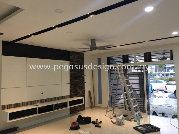  Reka Bentuk Siling Gypsum Johor Bahru (JB), Taman Universiti, Skudai Contractor, Service | Pegasus Design & Build Sdn Bhd