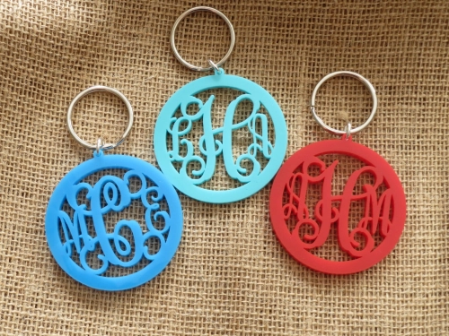 Key chain acrylic laser cut